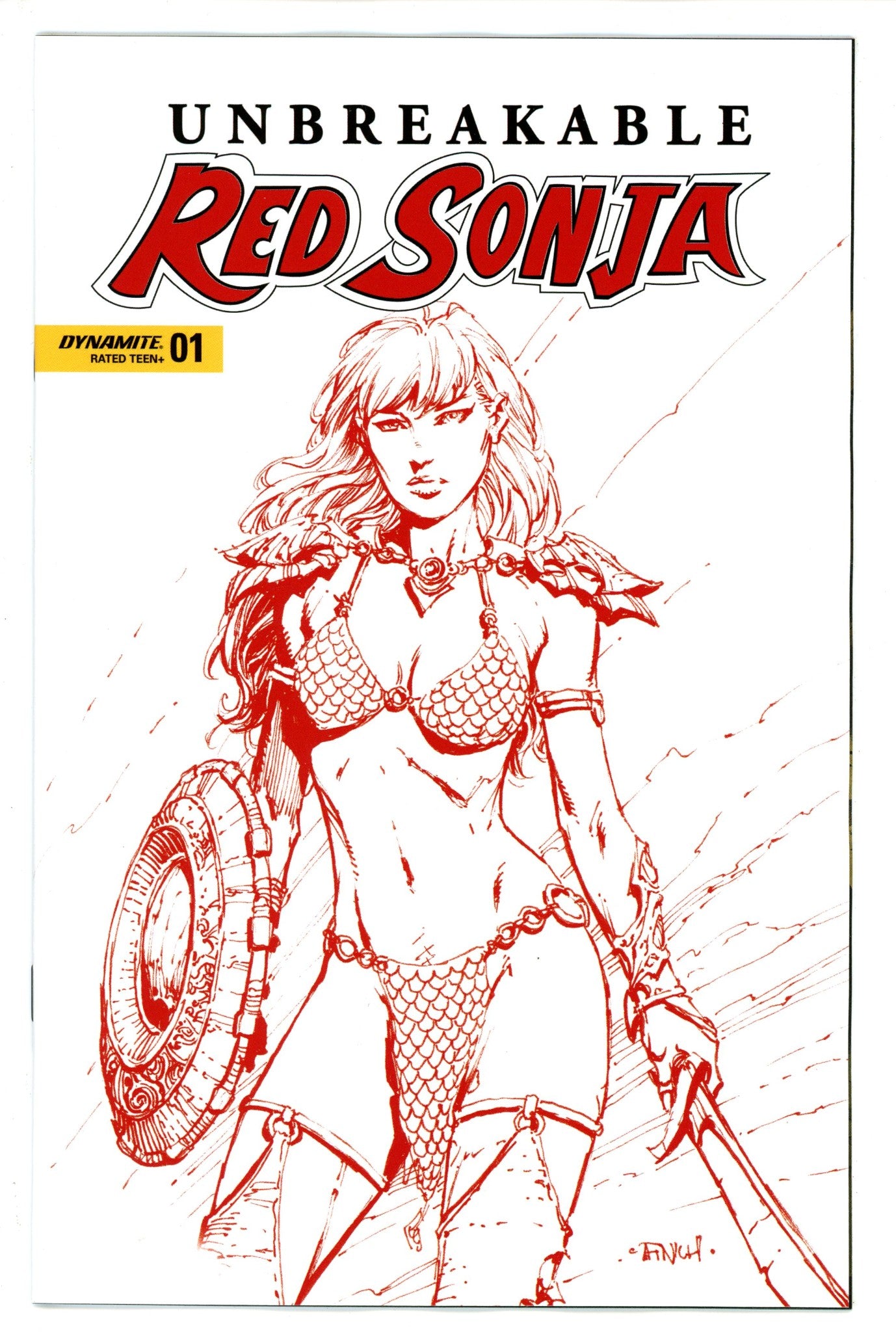 Unbreakable Red Sonja 1 Finch Variant (2022)