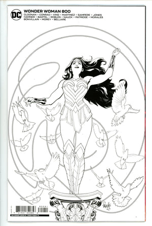 Wonder Woman Vol 5 800 Paquette B&W Incentive Variant NM+ (2023)