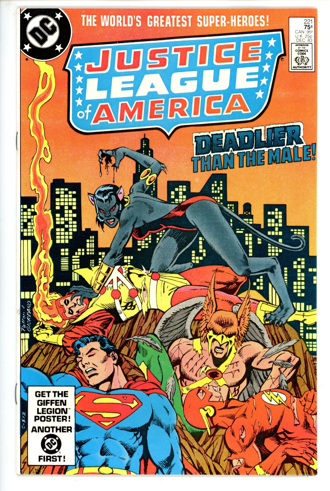 Justice League of America  221
