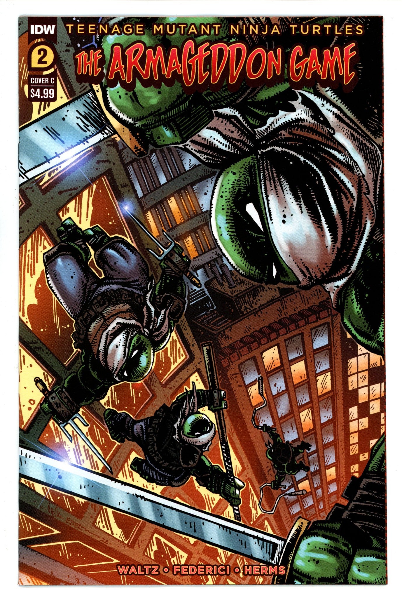 Teenage Mutant Ninja Turtles Armageddon Game 2 Eastman Variant (2022)