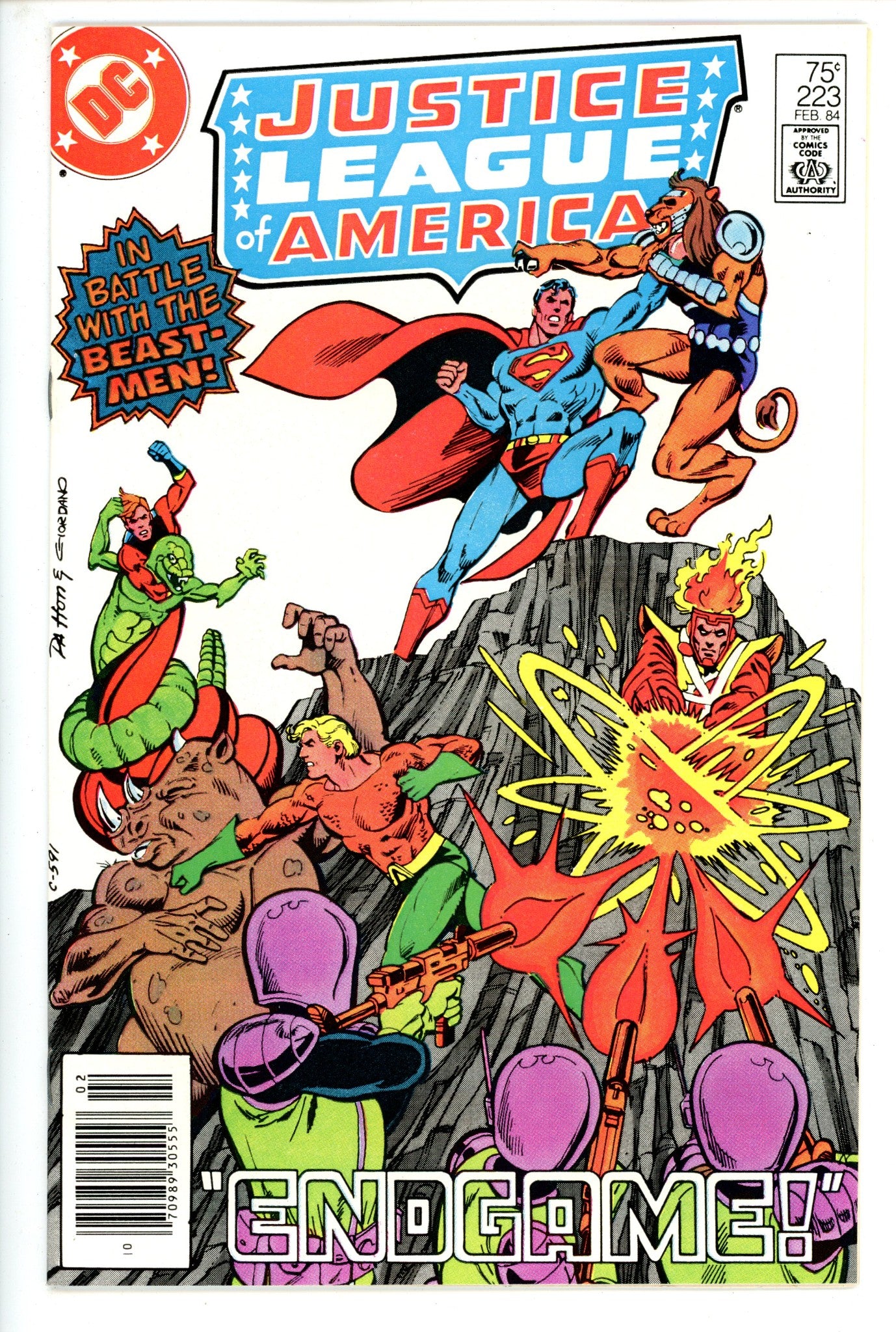 Justice League of America  223 Newsstand