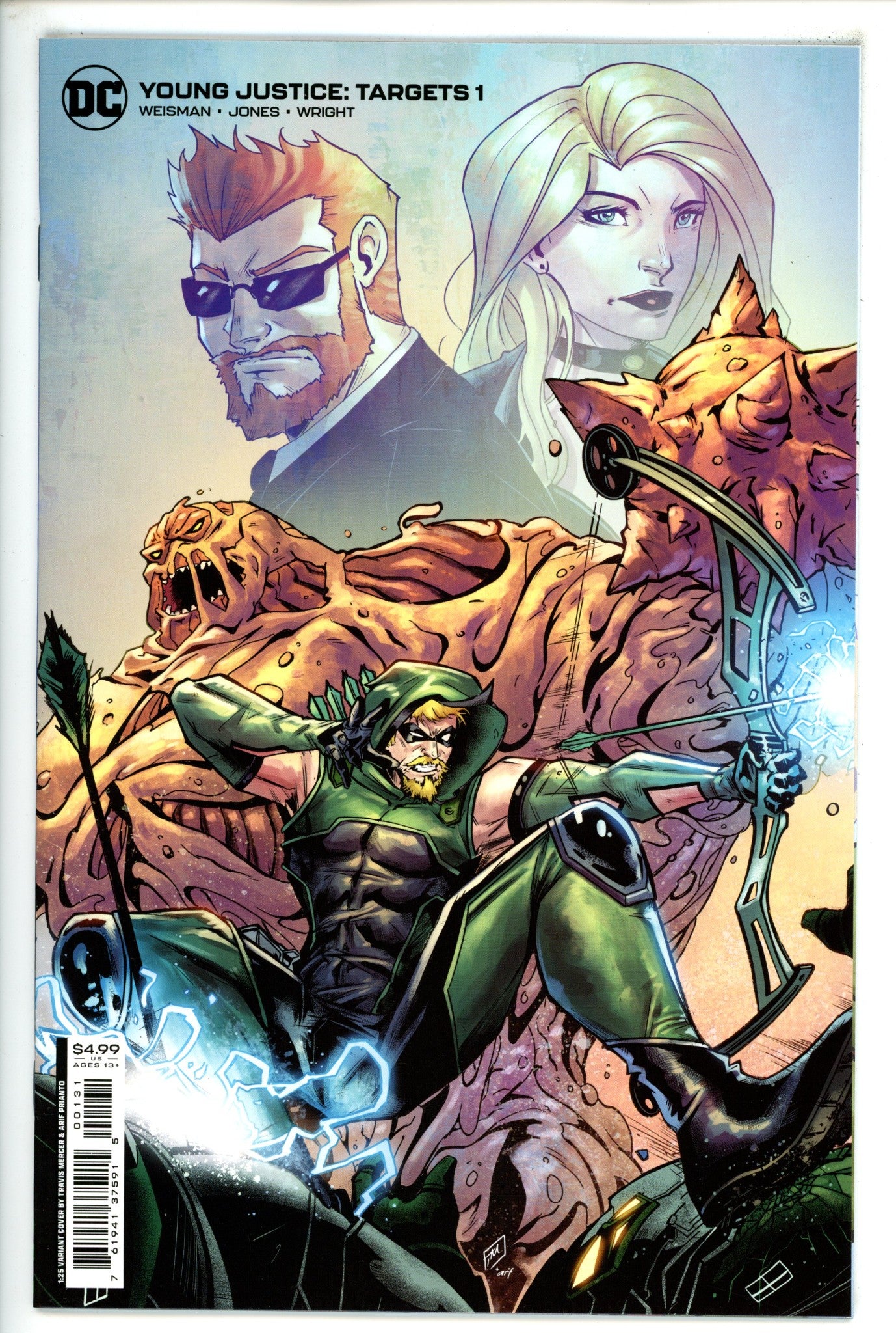 Young Justice Targets 1 Mercer Variant NM+