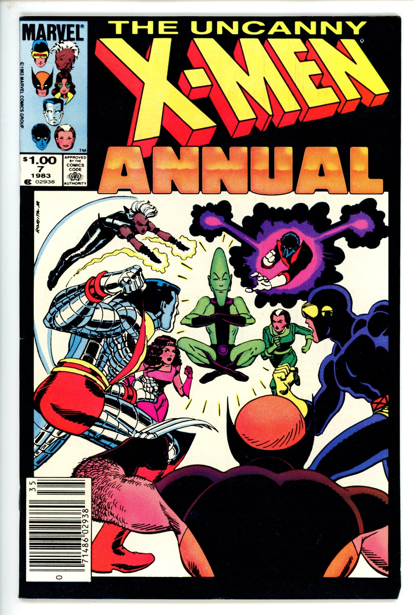 X-Men Annual Vol 1 7 Newsstand