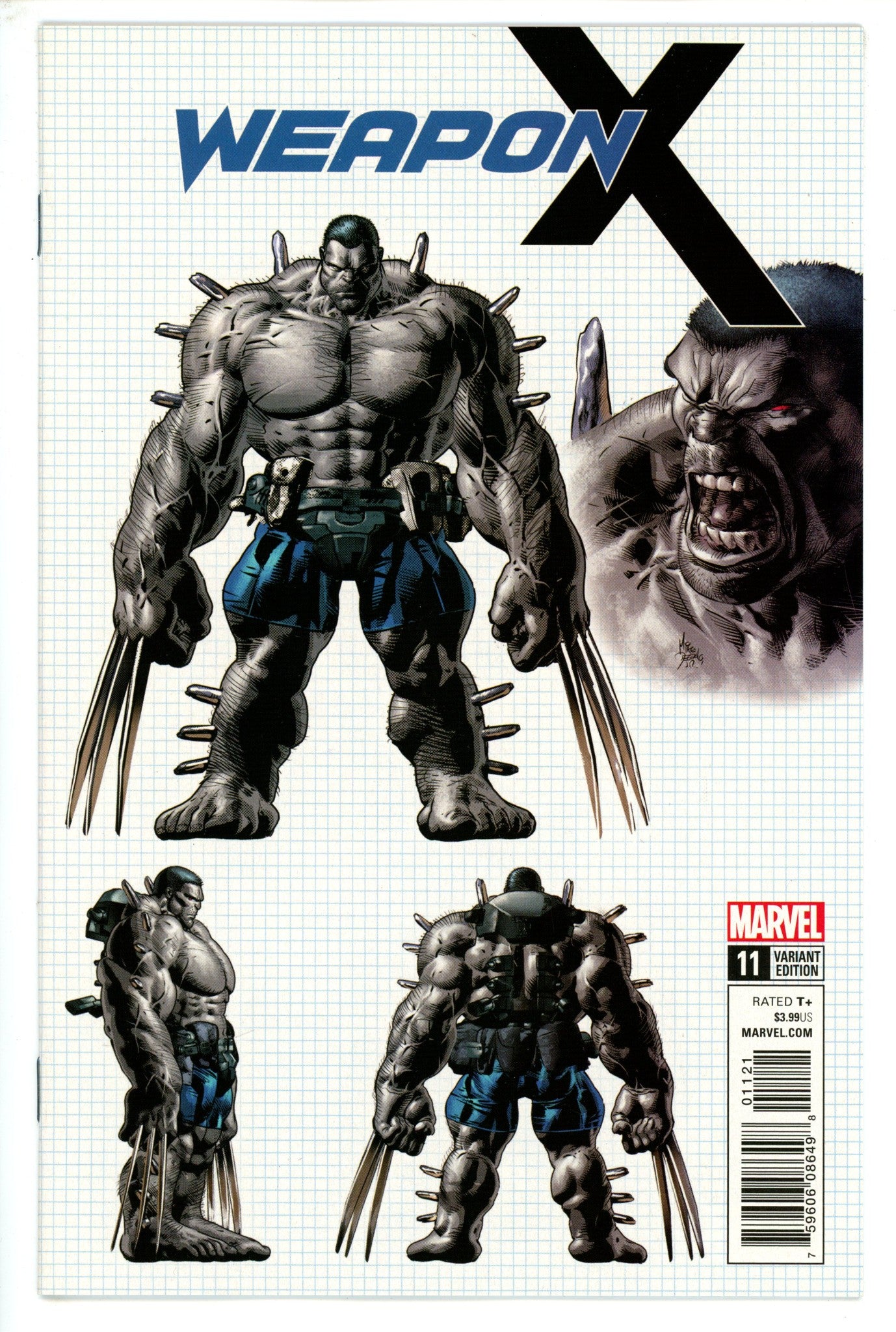 Weapon X 11 Deodato Variant NM