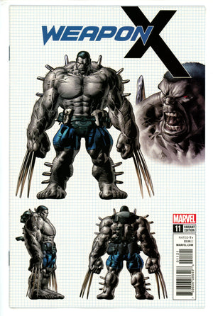 Weapon X 11 Deodato Variant NM