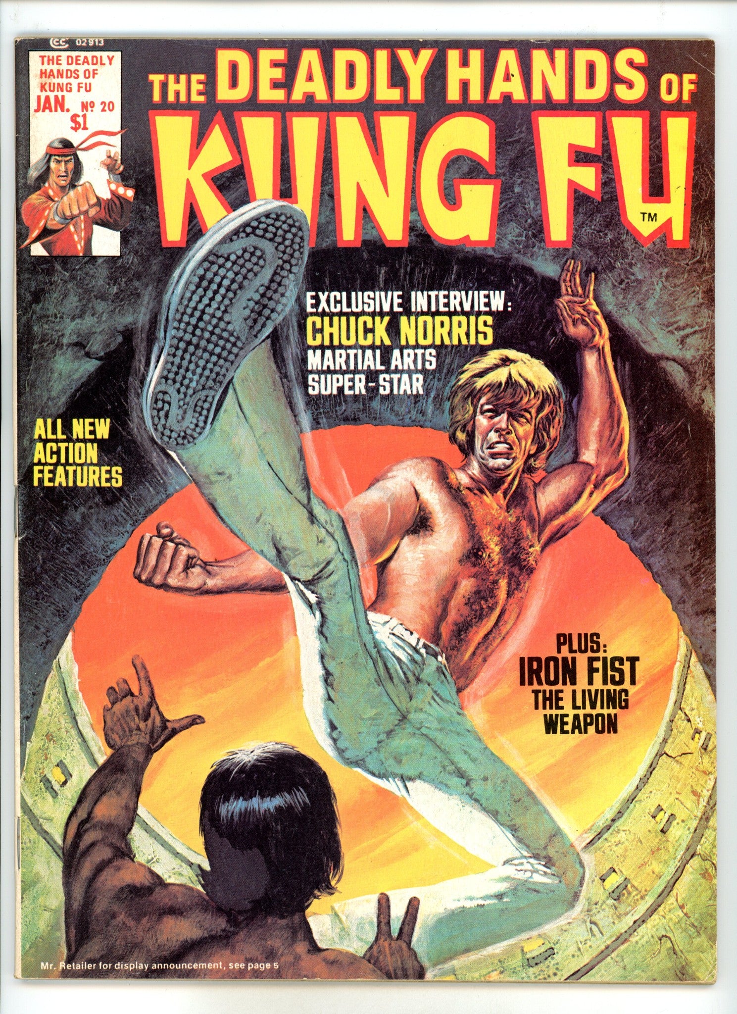 Deadly Hands of Kung Fu Vol 1 20 FN/VF