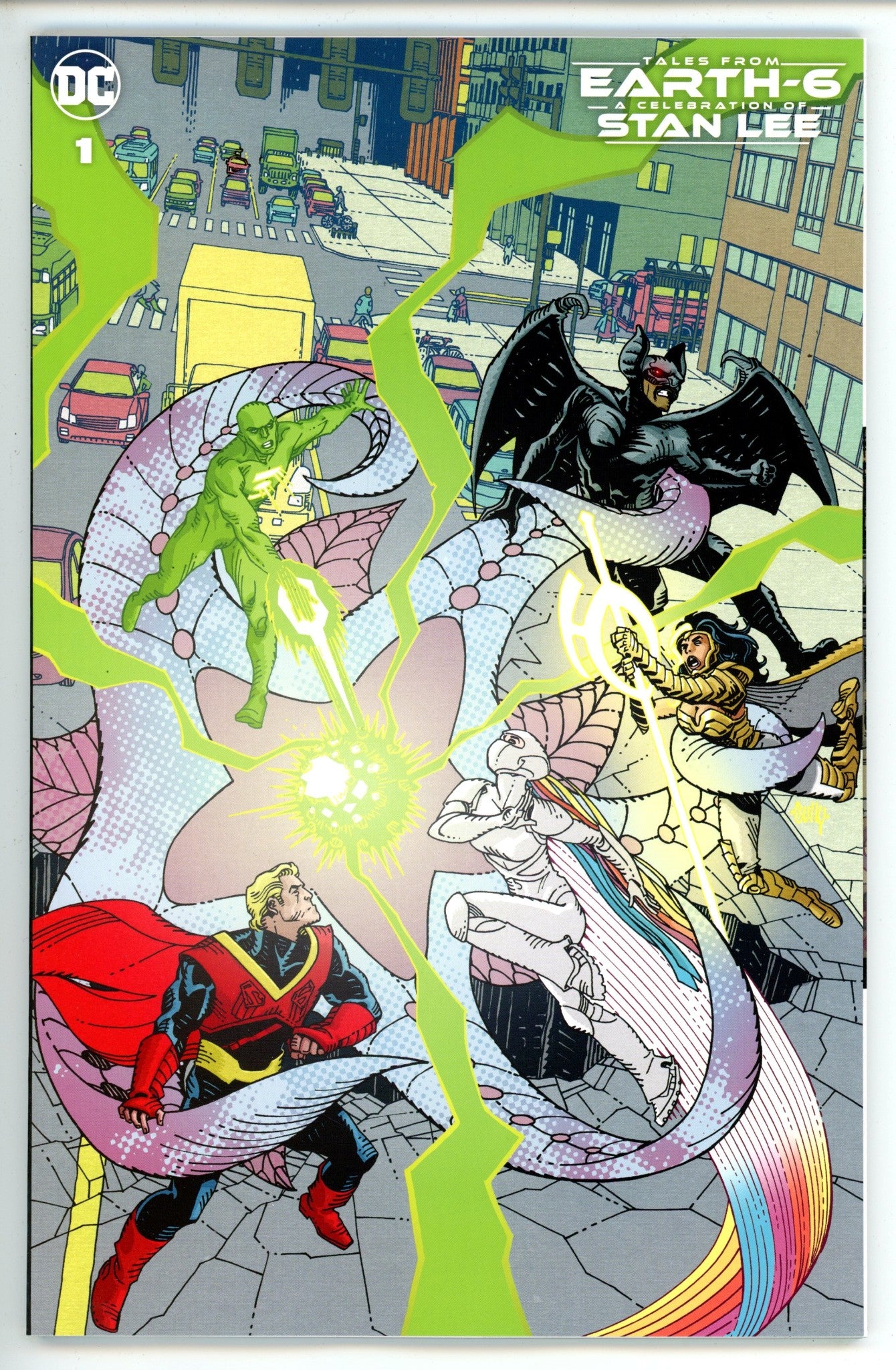 Tales From Earth-6 a Celebration of Stan Lee 1 Hamner Justice League Homage Incentive Variant NM+ (2022)