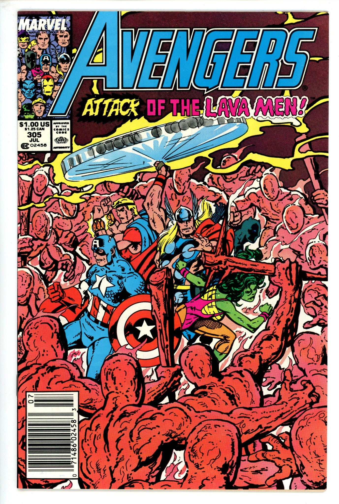 The Avengers Vol 1 305 Newsstand