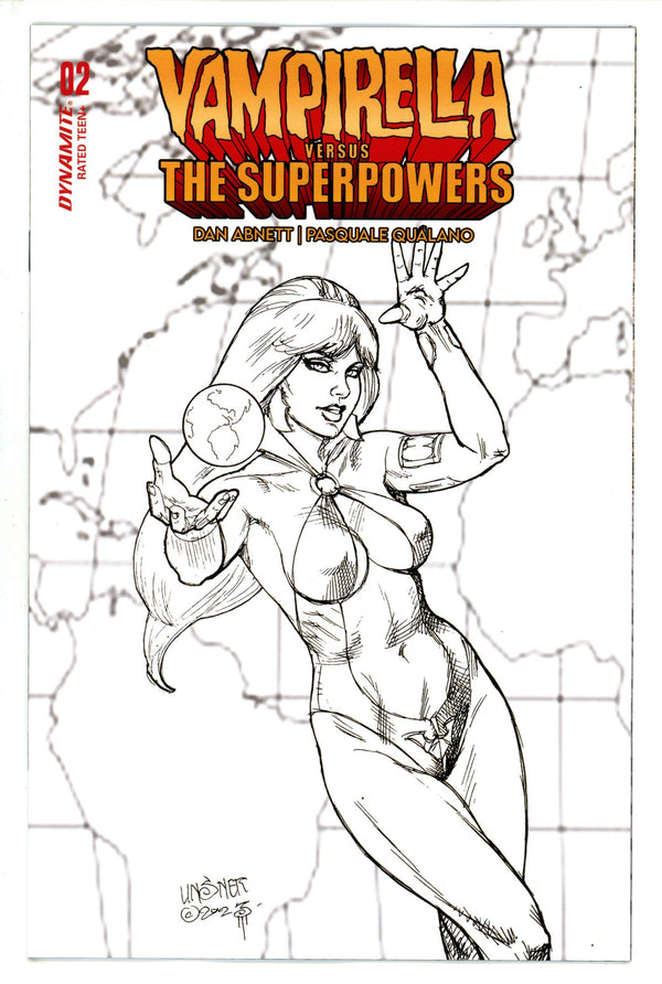 Vampirella Vs Superpowers 2 Linsner Incentive Variant (2023)