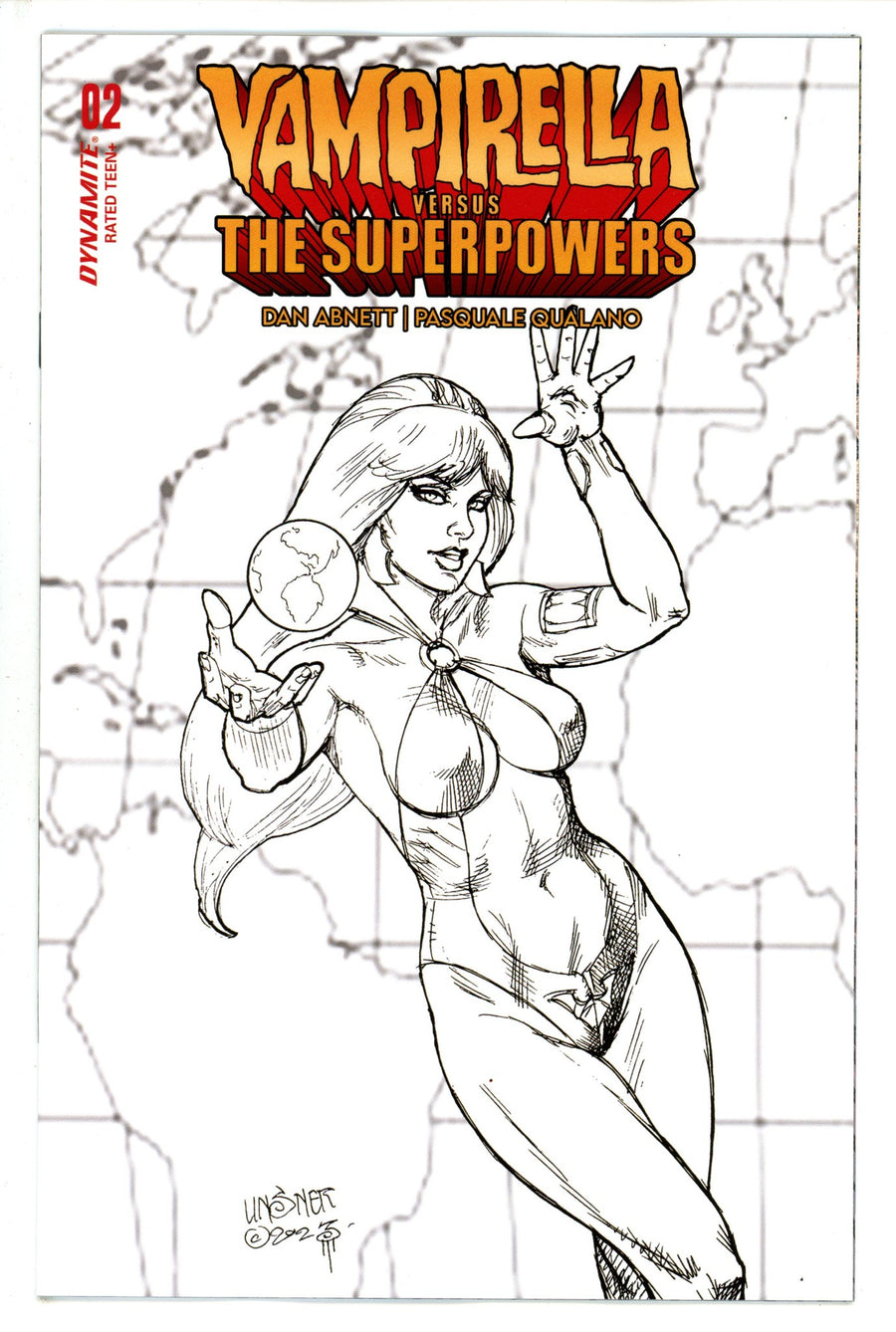 Vampirella Vs Superpowers 2 Linsner Incentive Variant (2023)