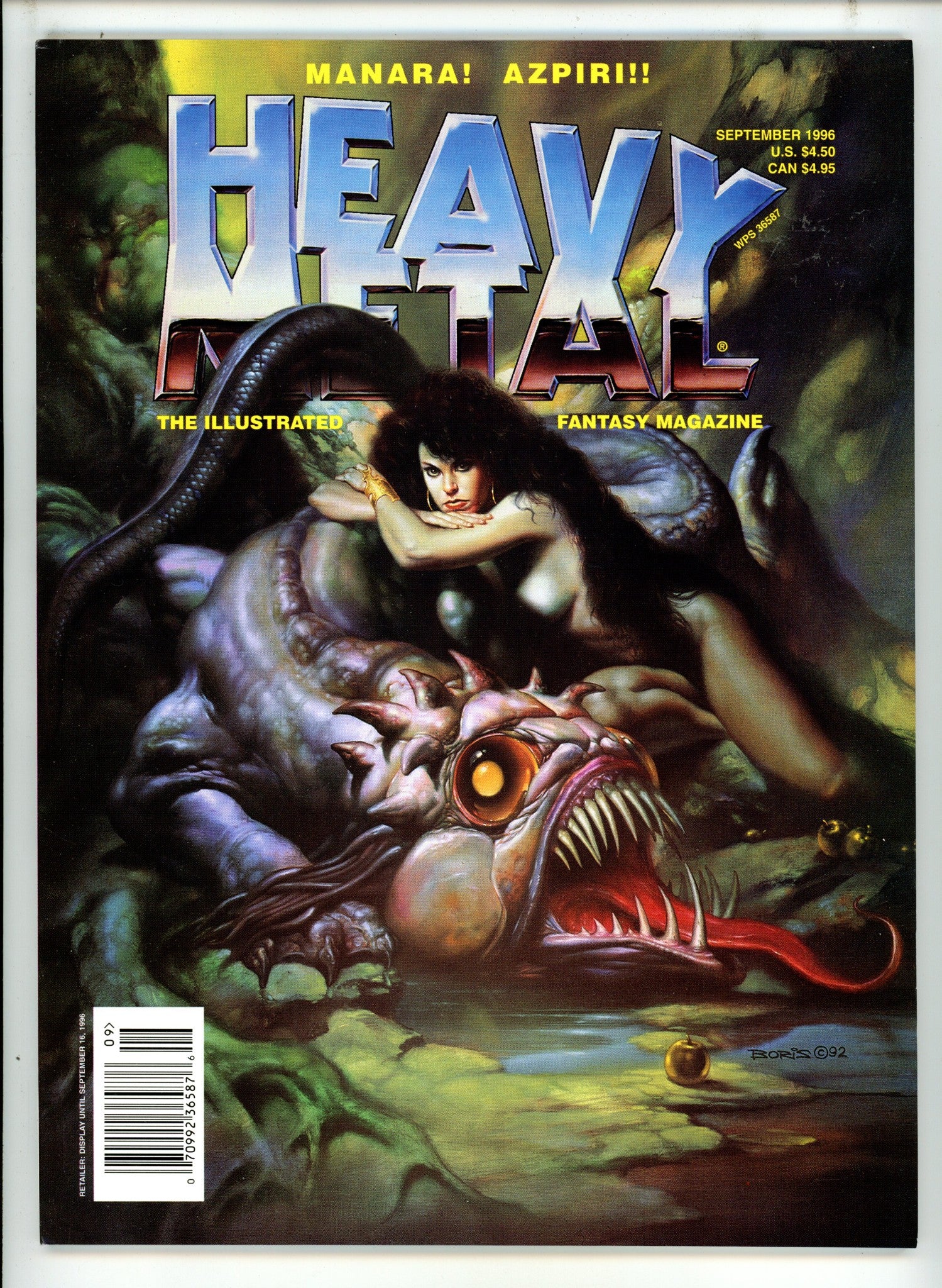 Heavy Metal Vol 1996 September VF+ (1996)