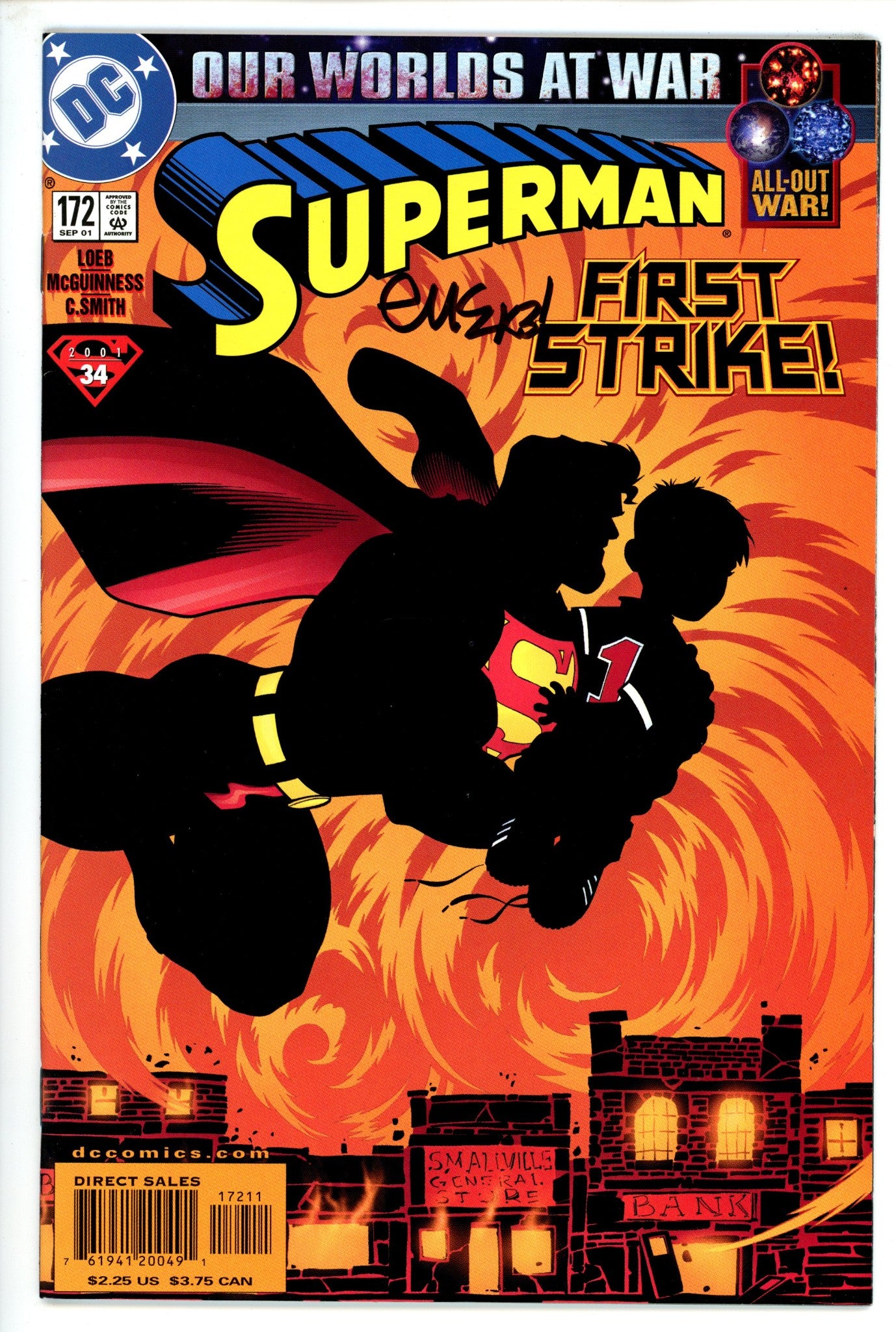 Superman Vol 2 172 Signed McGuinness