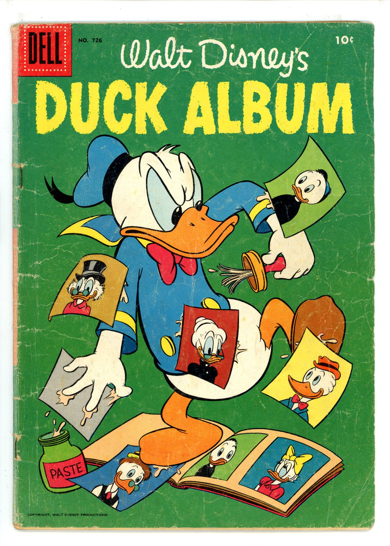 Four Color Vol 2 726 Duck Album Ad Back Cover GD