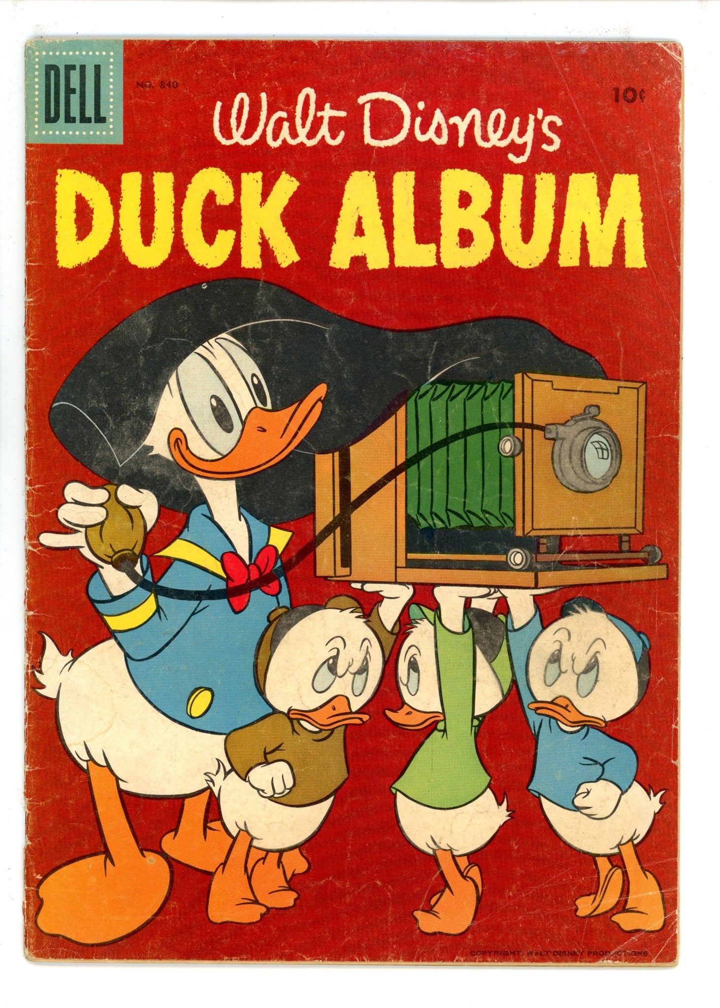 Four Color Vol 2 840 Duck Album Ad Back Cover GD