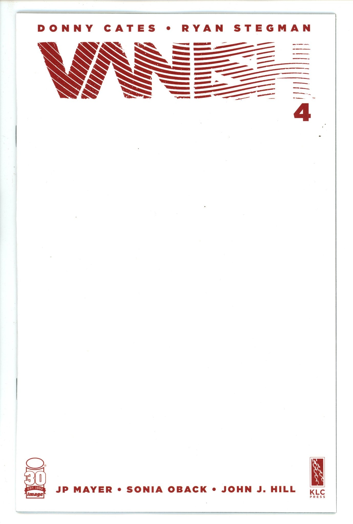 Vanish 4 Blank Variant (2022)