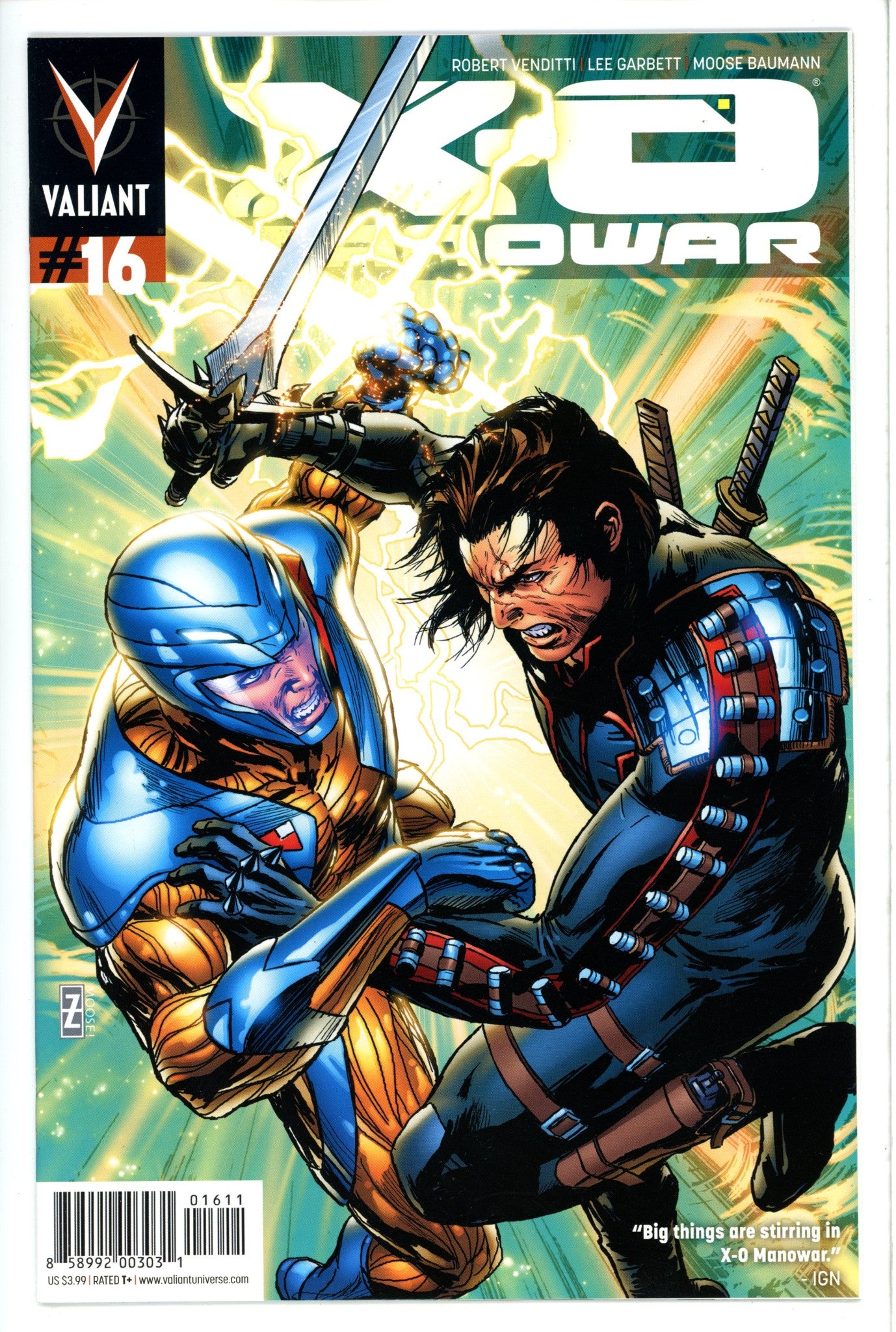 X-O Manowar Vol 3 16-Valiant Entertainment-CaptCan Comics Inc