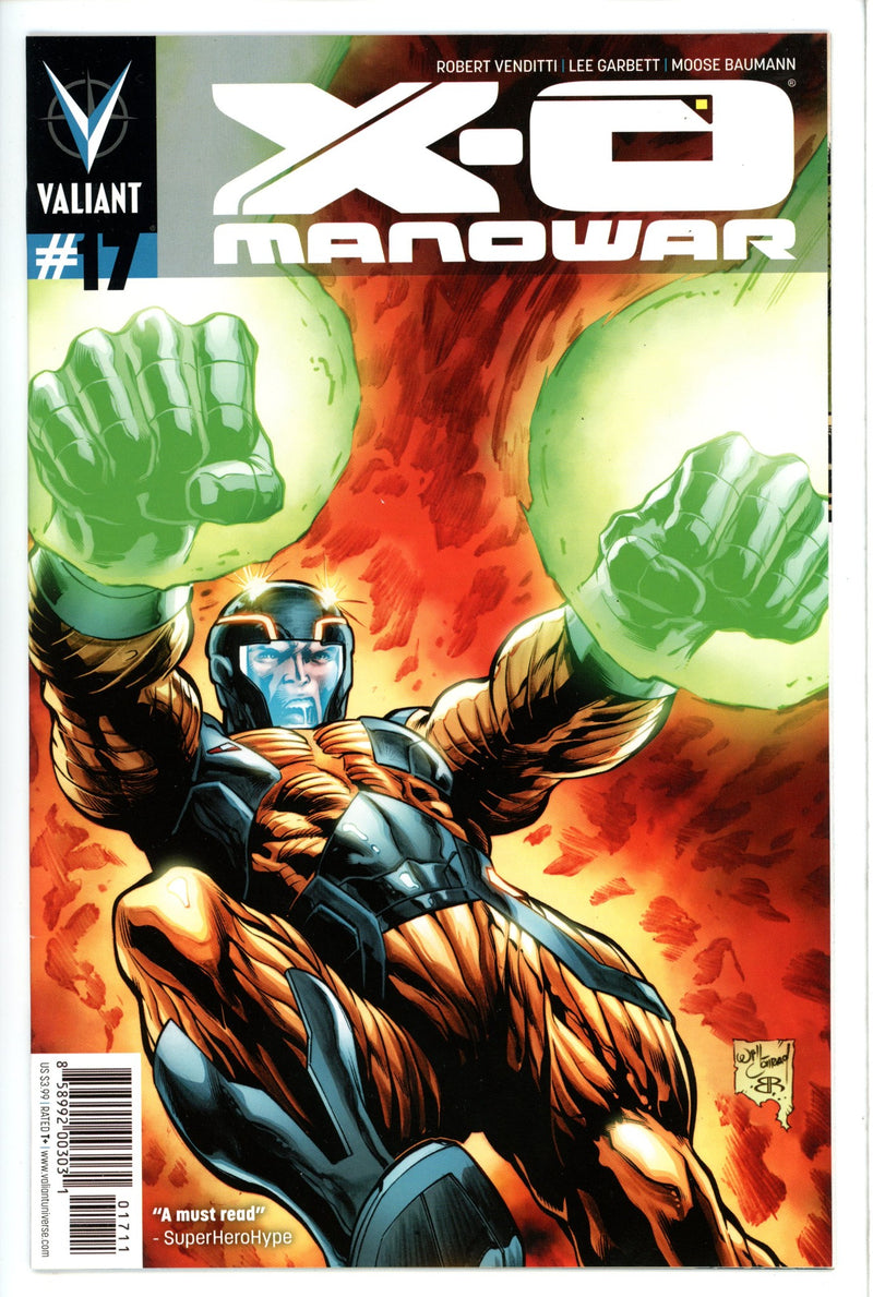 X-O Manowar Vol 3 17-Valiant Entertainment-CaptCan Comics Inc