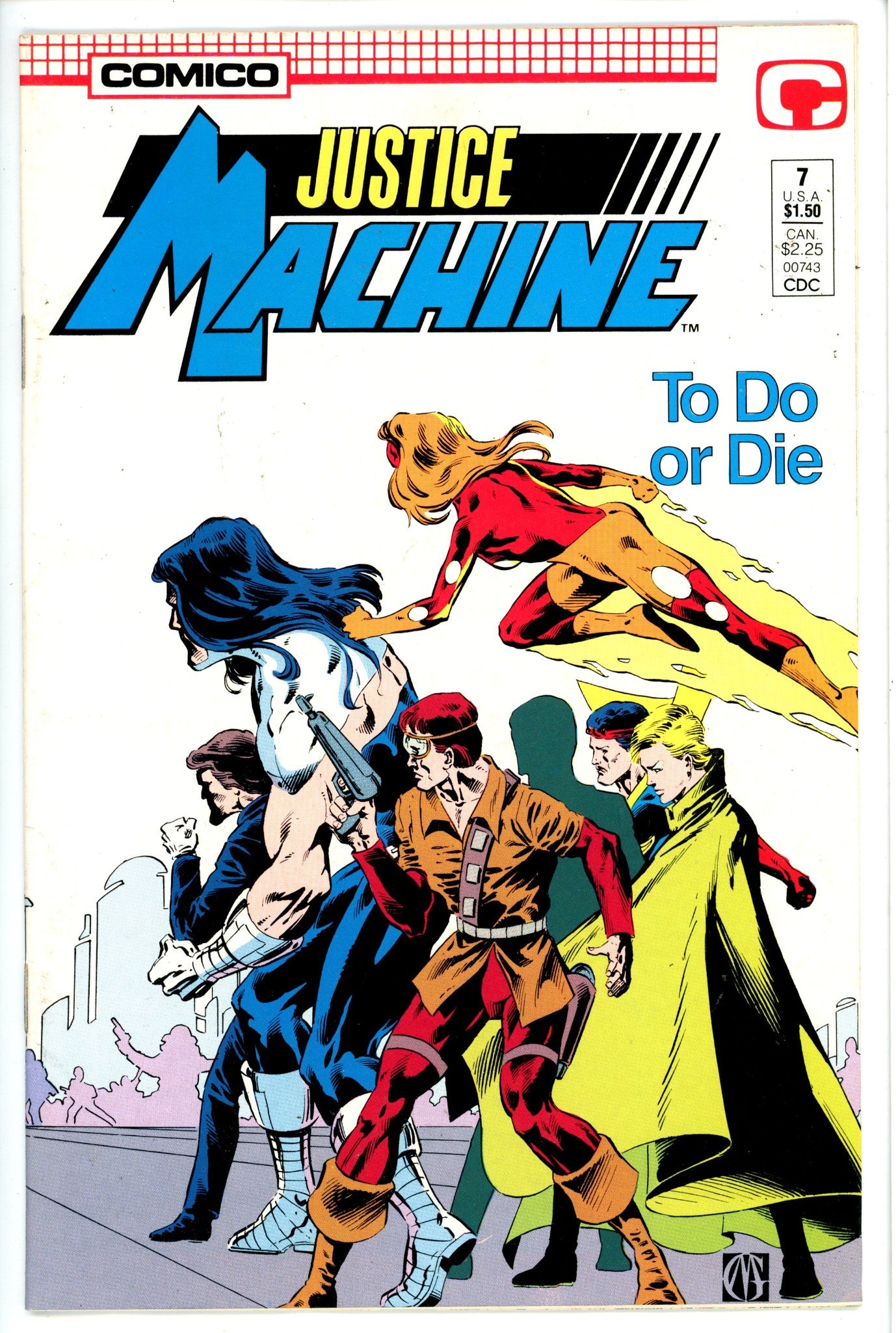 Justice Machine 7-Comico-CaptCan Comics Inc