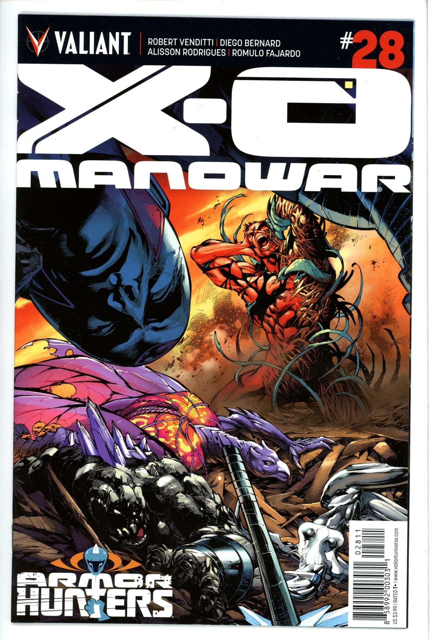 X-O Manowar Vol 3 28-Valiant Entertainment-CaptCan Comics Inc