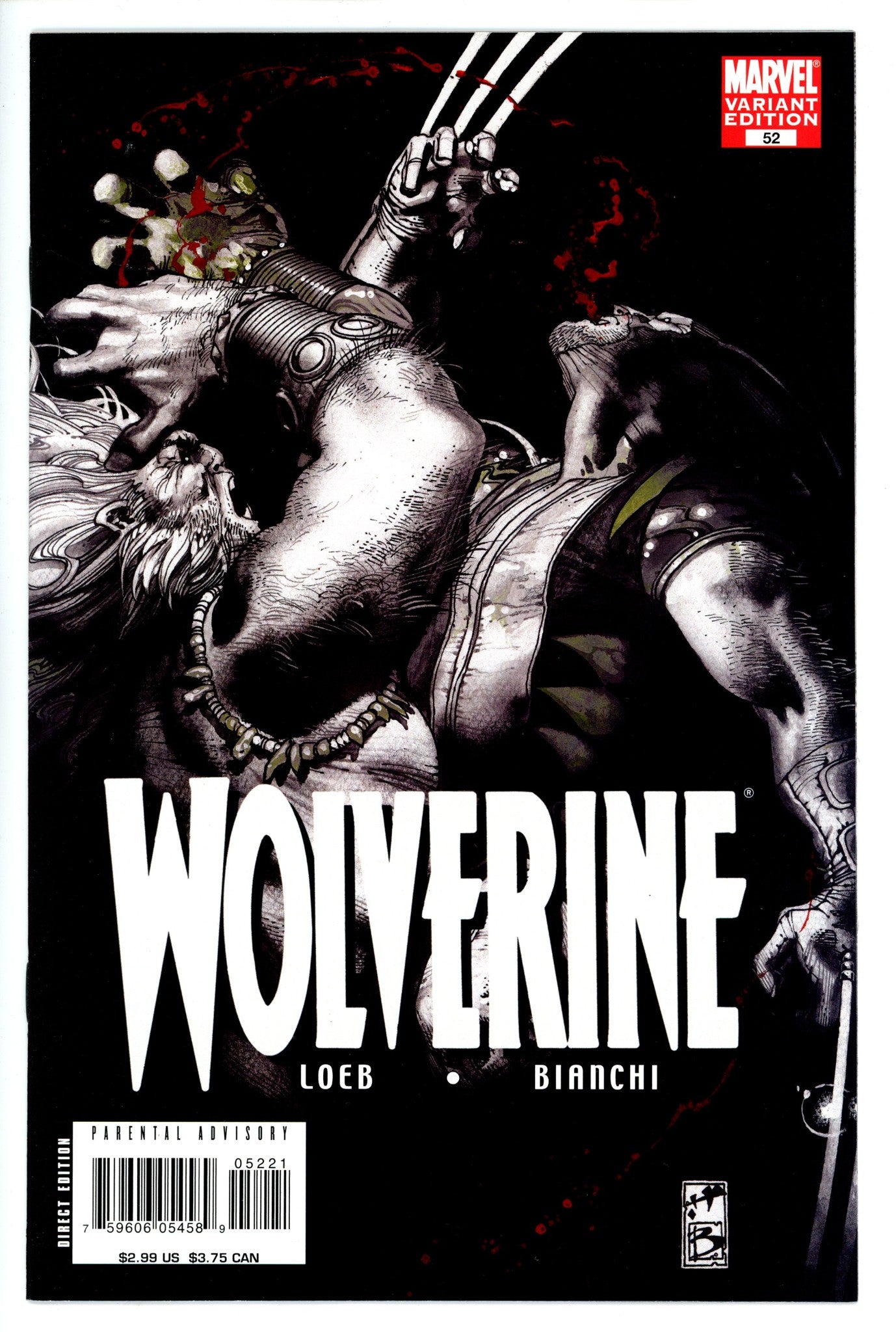 Wolverine Vol 3 52 Variant