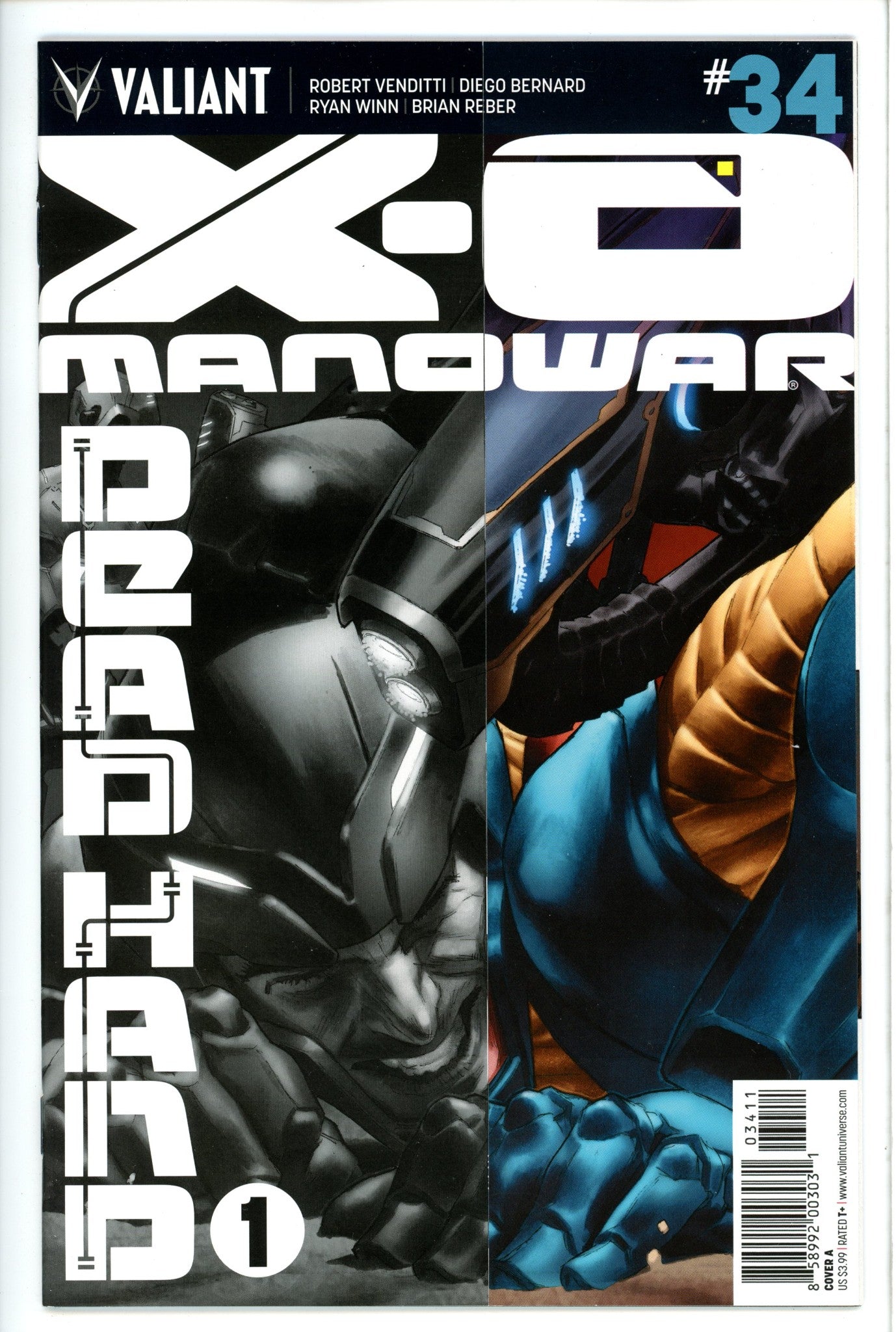 X-O Manowar Vol 3 34-Valiant Entertainment-CaptCan Comics Inc