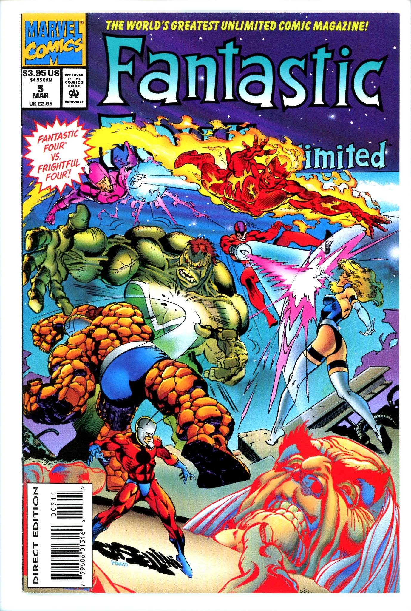 Fantastic Four Unlimited 5-Marvel-CaptCan Comics Inc