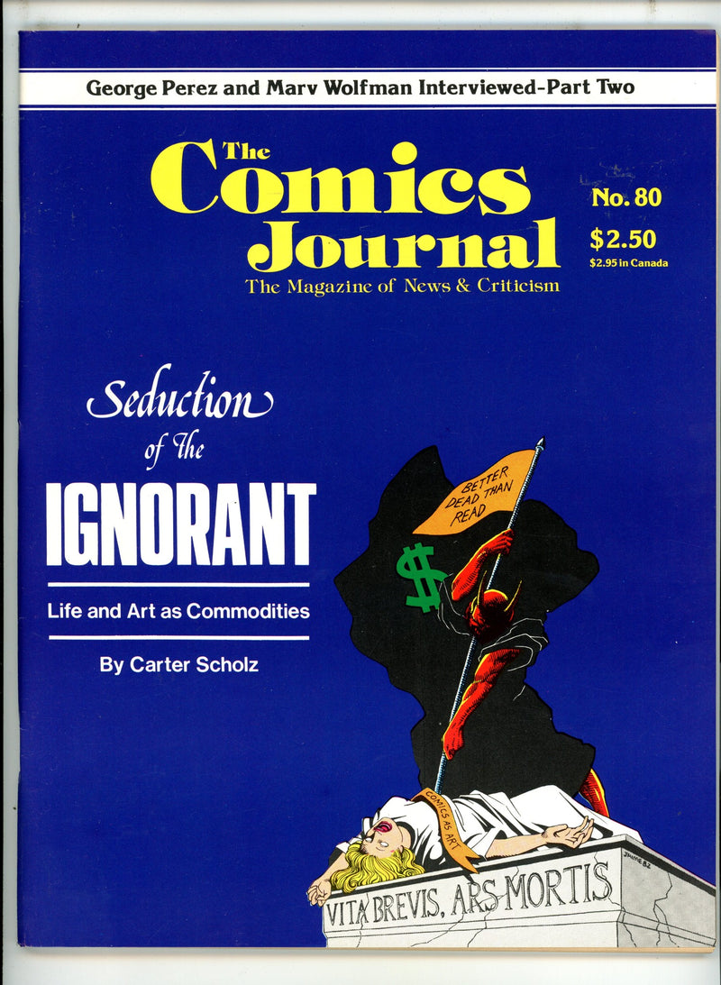 Comics Journal 80 VF (1983)