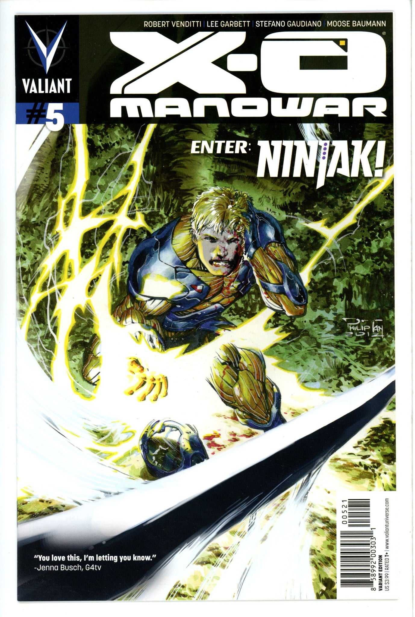 X-O Manowar Vol 3 5 Tan Variant-Valiant Entertainment-CaptCan Comics Inc