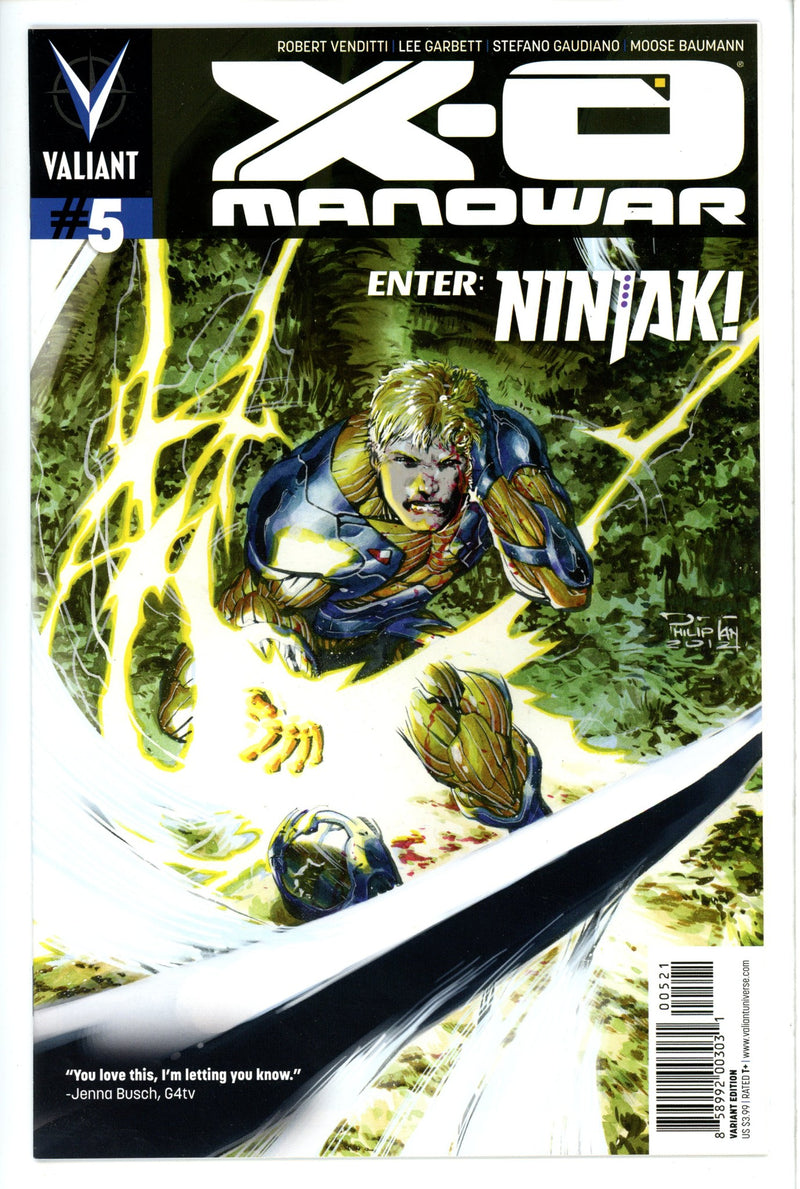 X-O Manowar Vol 3 5 Tan Variant-Valiant Entertainment-CaptCan Comics Inc