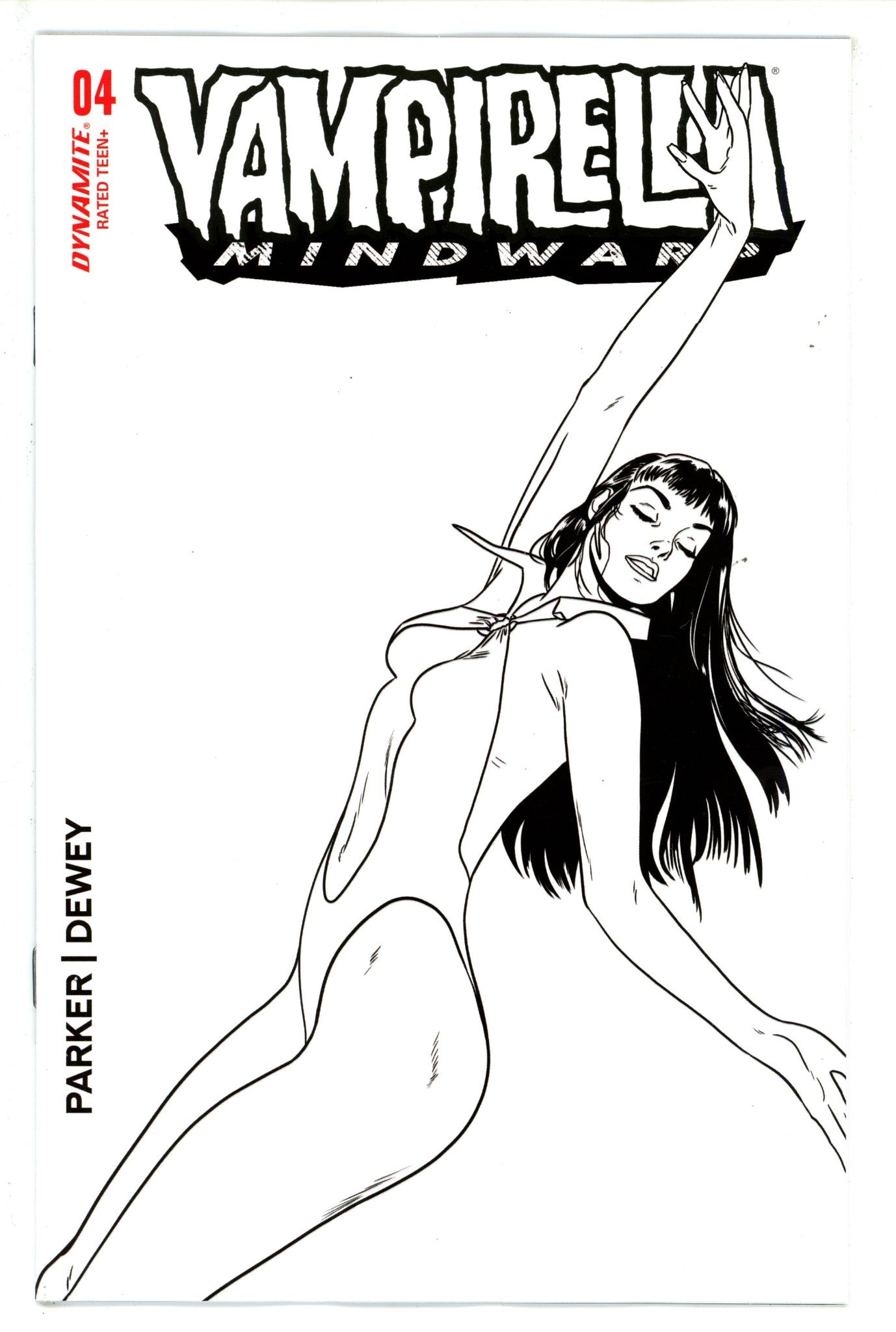 Vampirella Mindwarp 4 Case B&W Incentive Variant (2022)