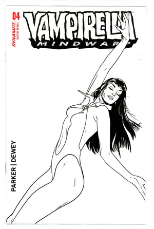 Vampirella Mindwarp 4 Case B&W Incentive Variant (2022)