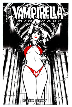 Vampirella Mindwarp 4 Pinti B&W Incentive Variant (2022)