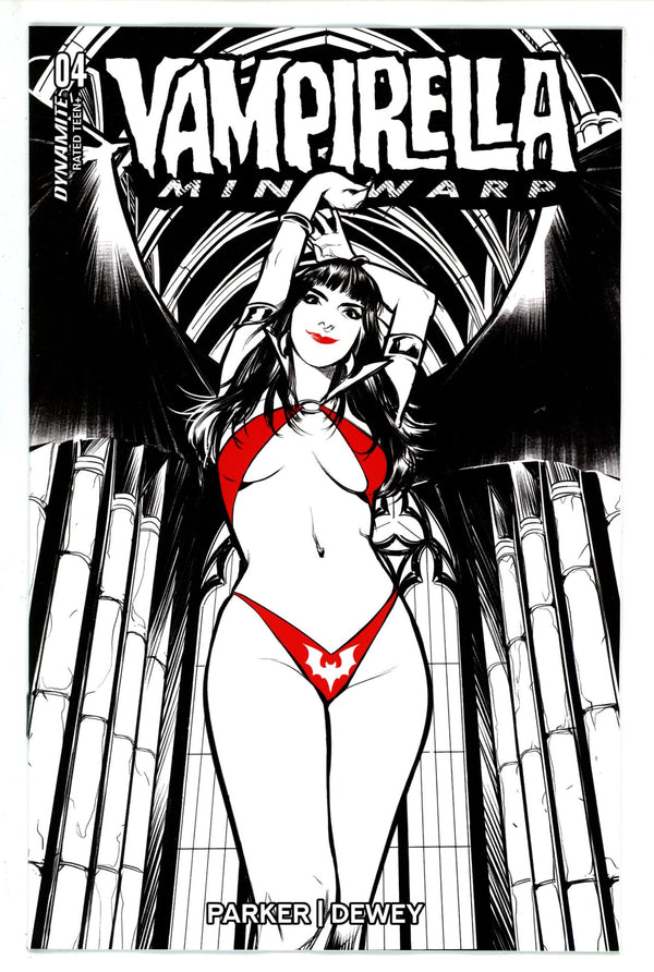 Vampirella Mindwarp 4 Pinti B&W Incentive Variant (2022)