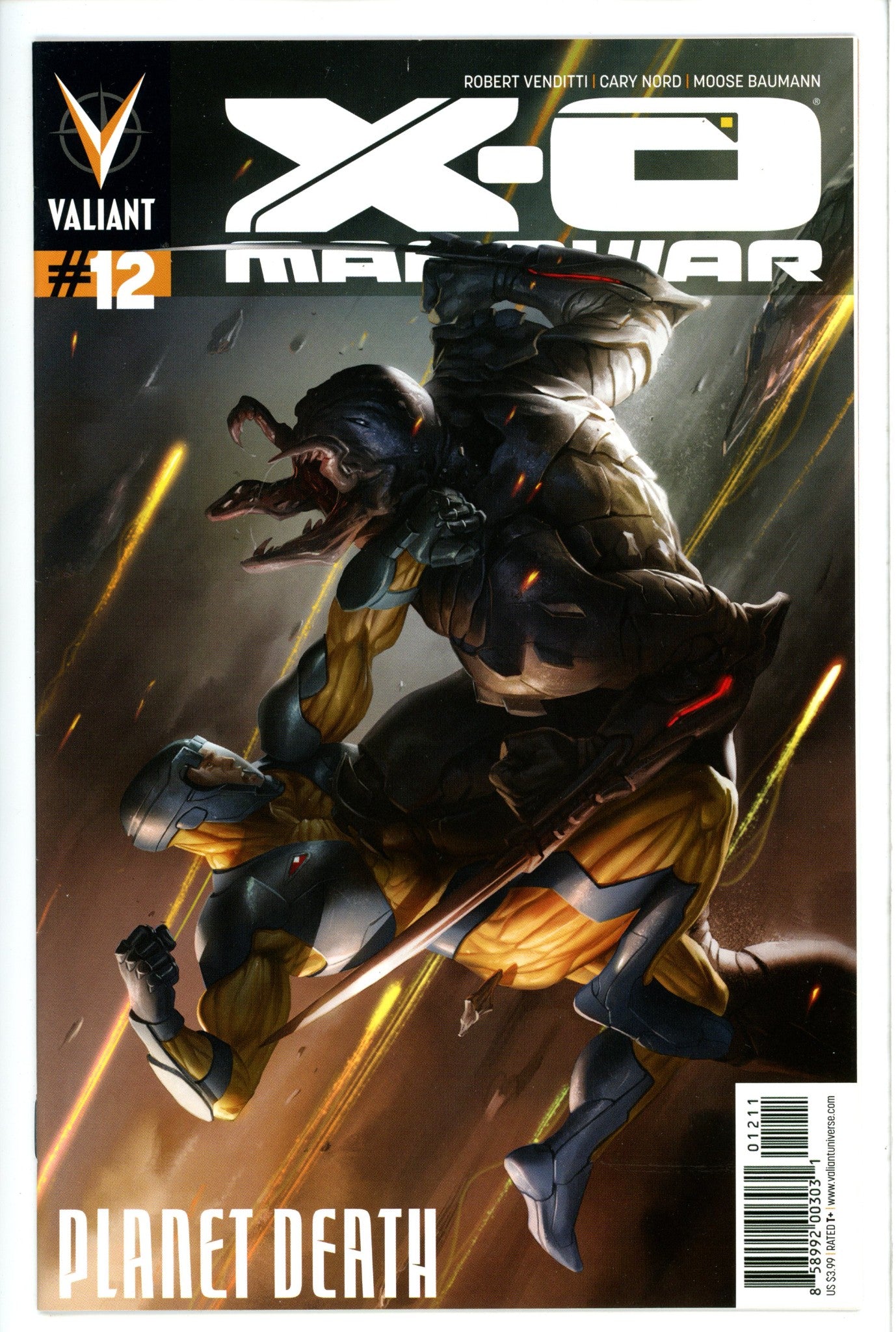 X-O Manowar Vol 3 12-Valiant Entertainment-CaptCan Comics Inc