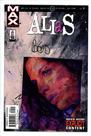 Alias  9 Signed Bendis, Mack