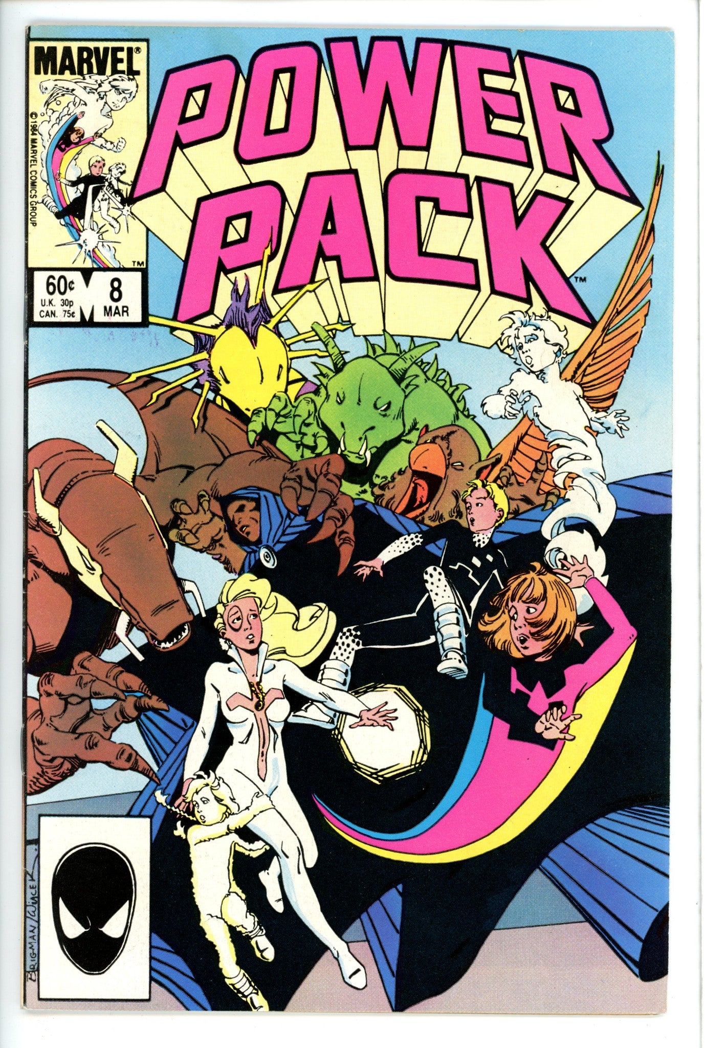 Power Pack Vol 1 8-Marvel-CaptCan Comics Inc