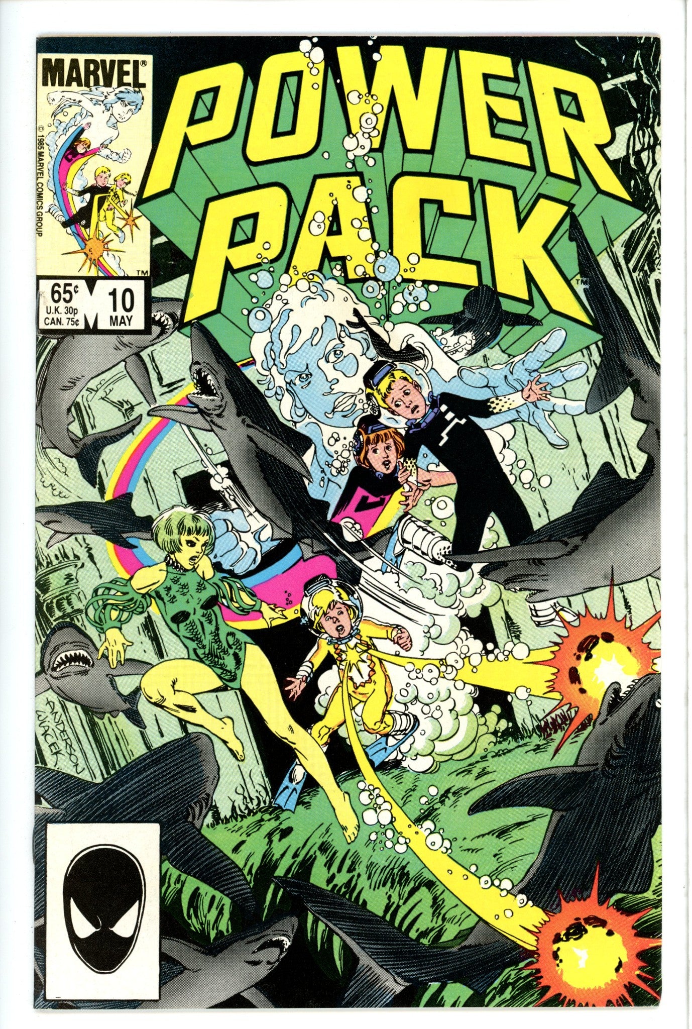 Power Pack Vol 1 10-Marvel-CaptCan Comics Inc