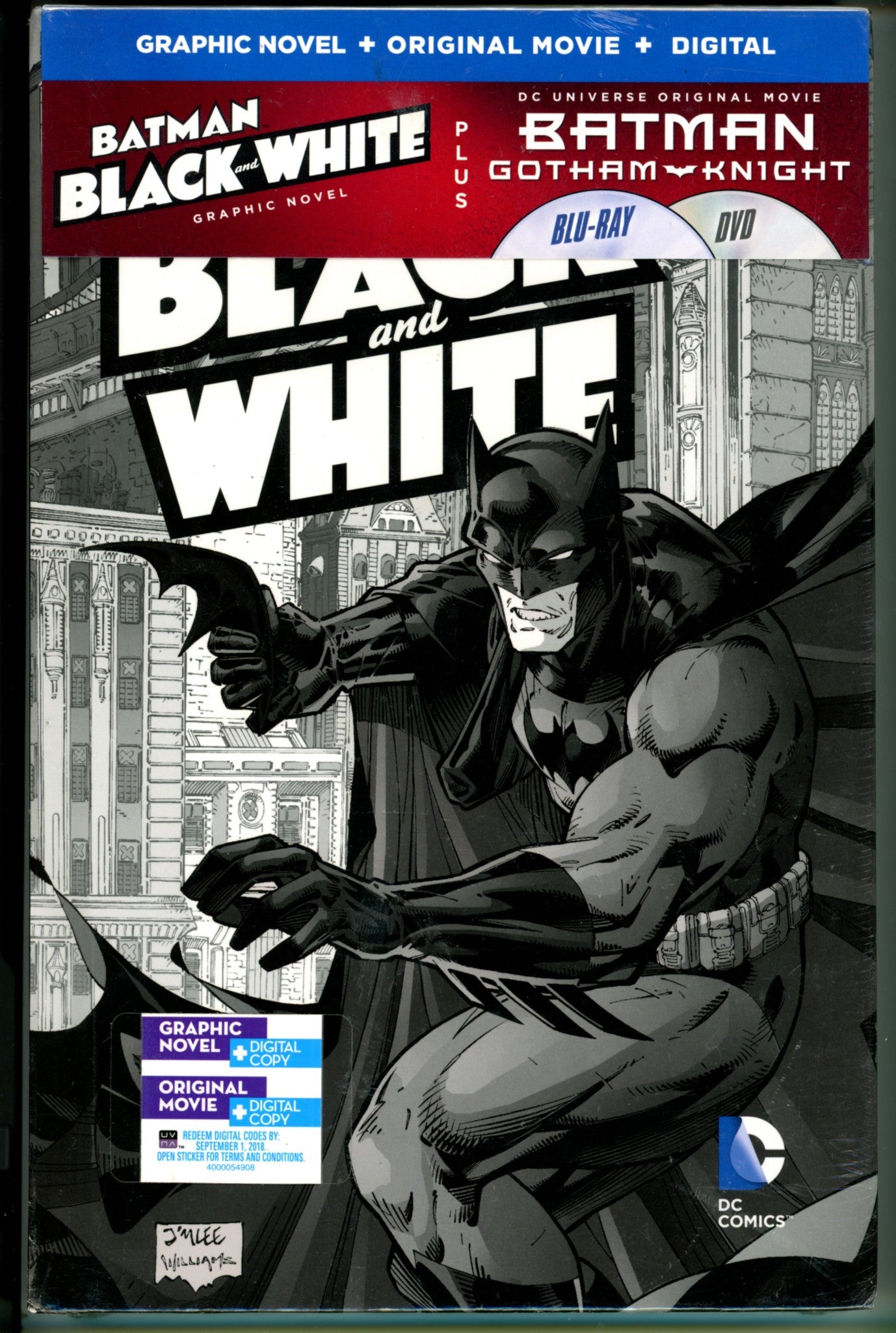 Batman Black and White Blu-Ray Combo