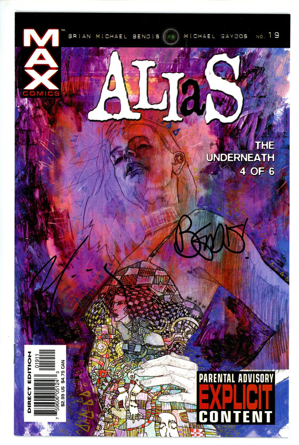 Alias  19 Signed Bendis, Mack