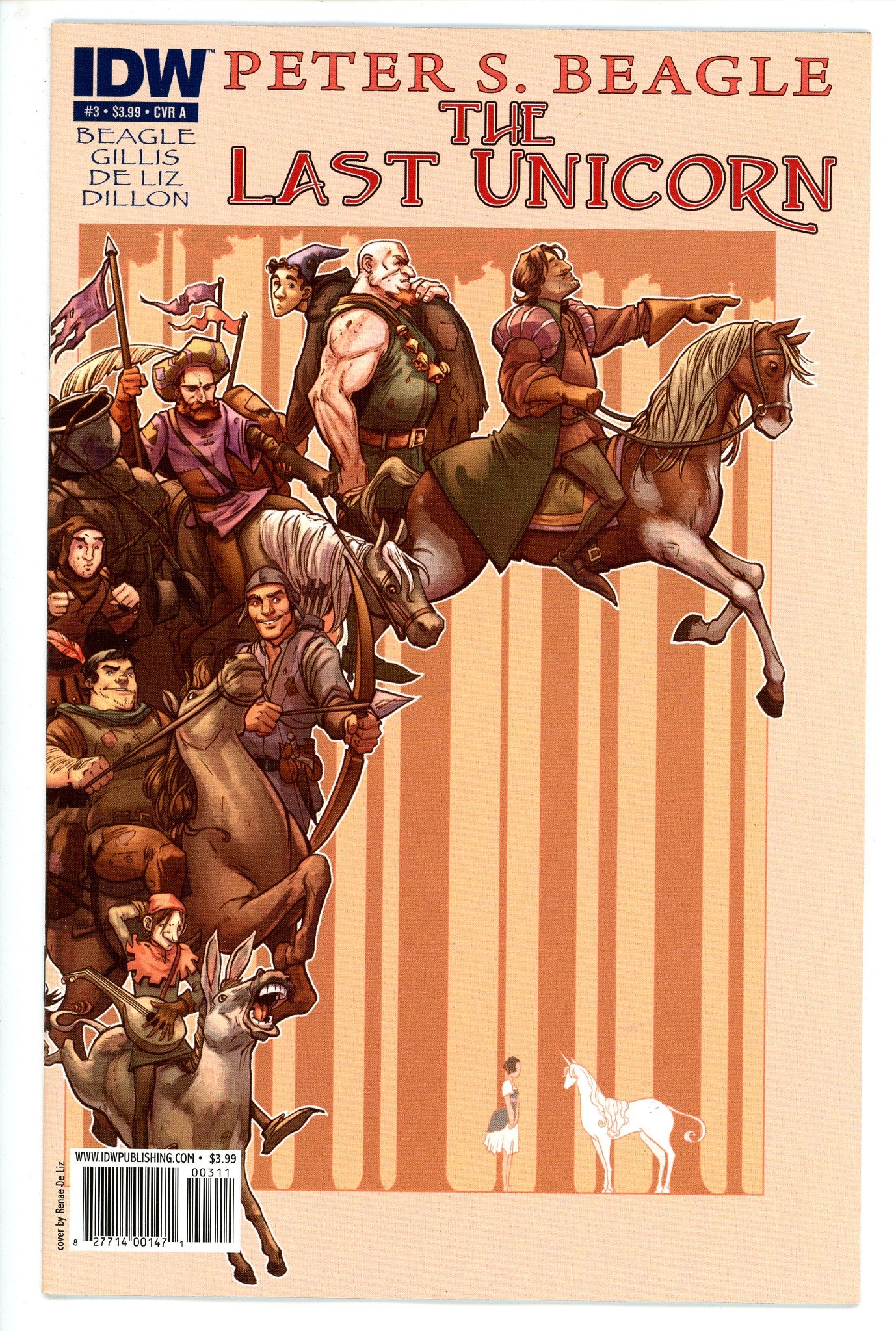 The Last Unicorn 3 VF/NM-IDW-CaptCan Comics Inc