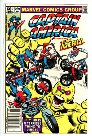 Captain America Vol 1 269 Newsstand