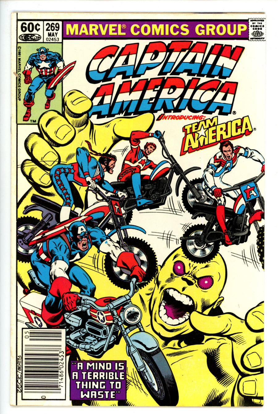Captain America Vol 1 269 Newsstand