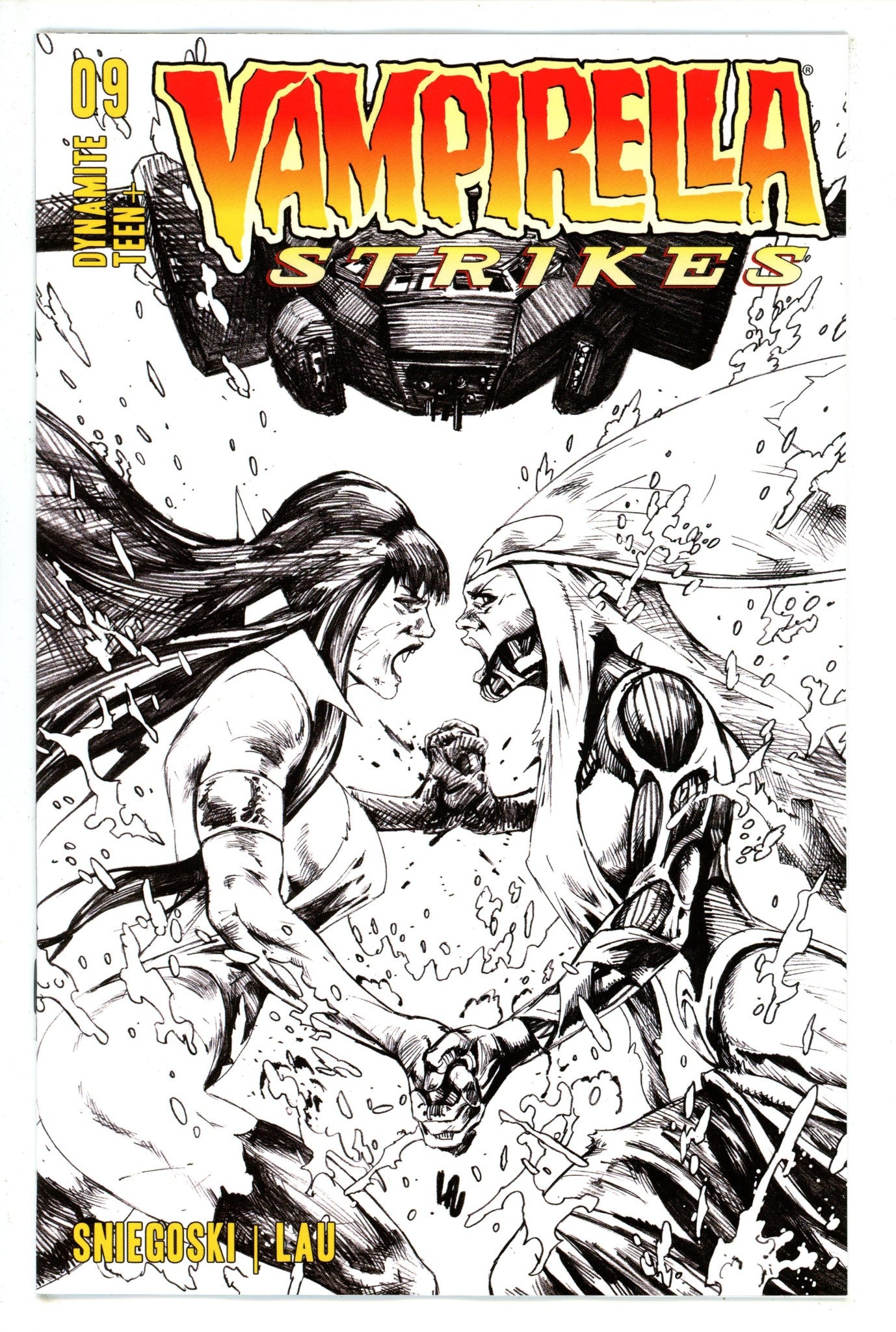 Vampirella Strikes 9 Lau B&W Incentive Variant (1900)