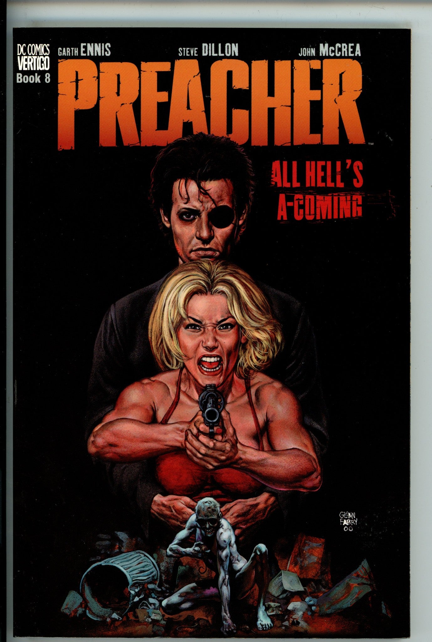 Preacher Vol 8 All Hell's A-Coming TPB 1st Print