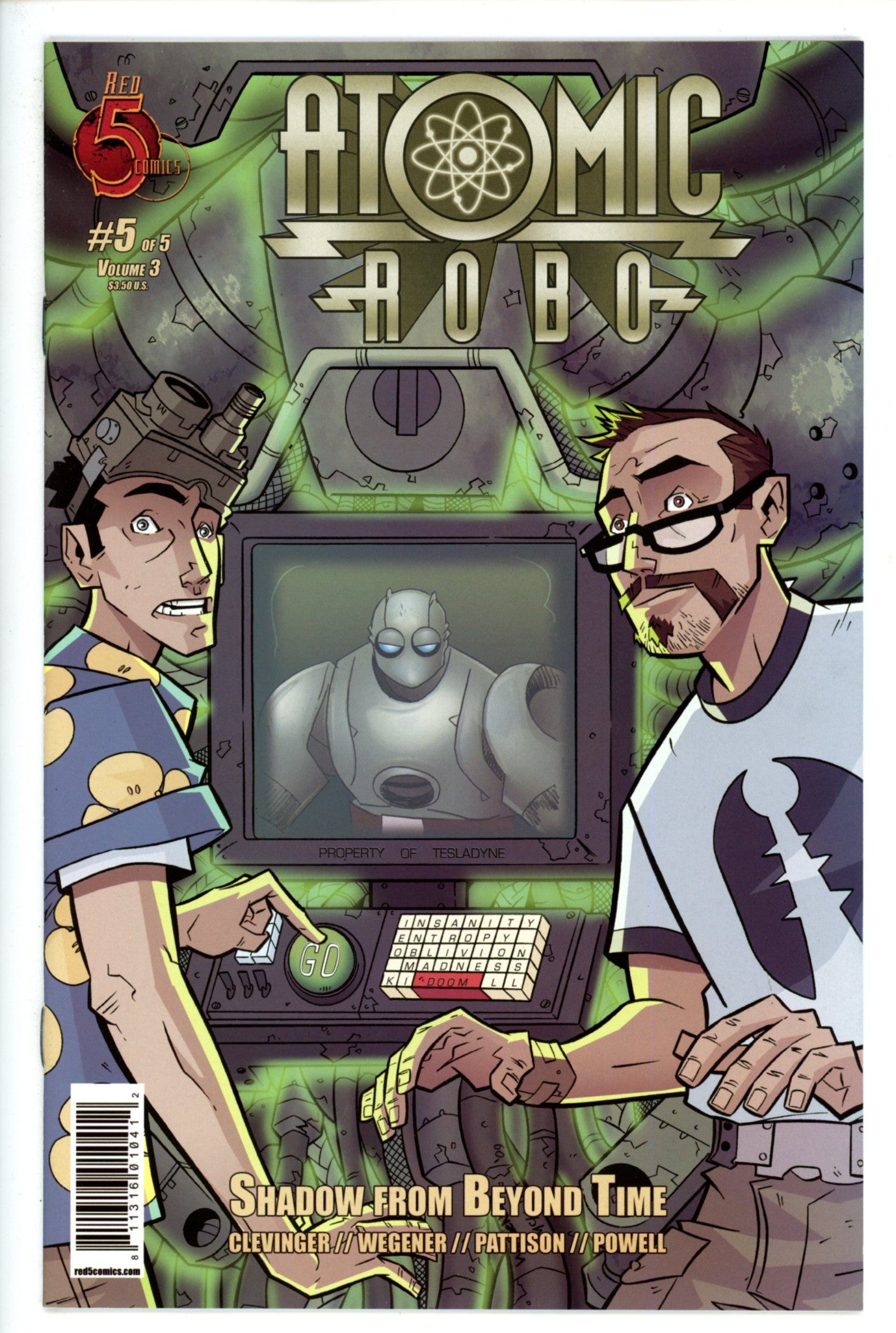 Atomic Robo Shadow from Beyond Time 5