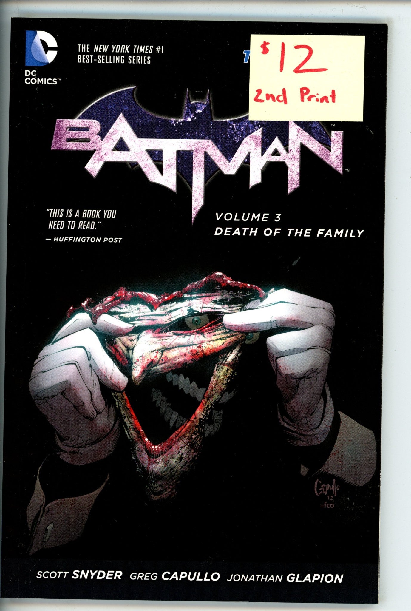 Batman Vol 3 Death of The Family TPB 2nd Print