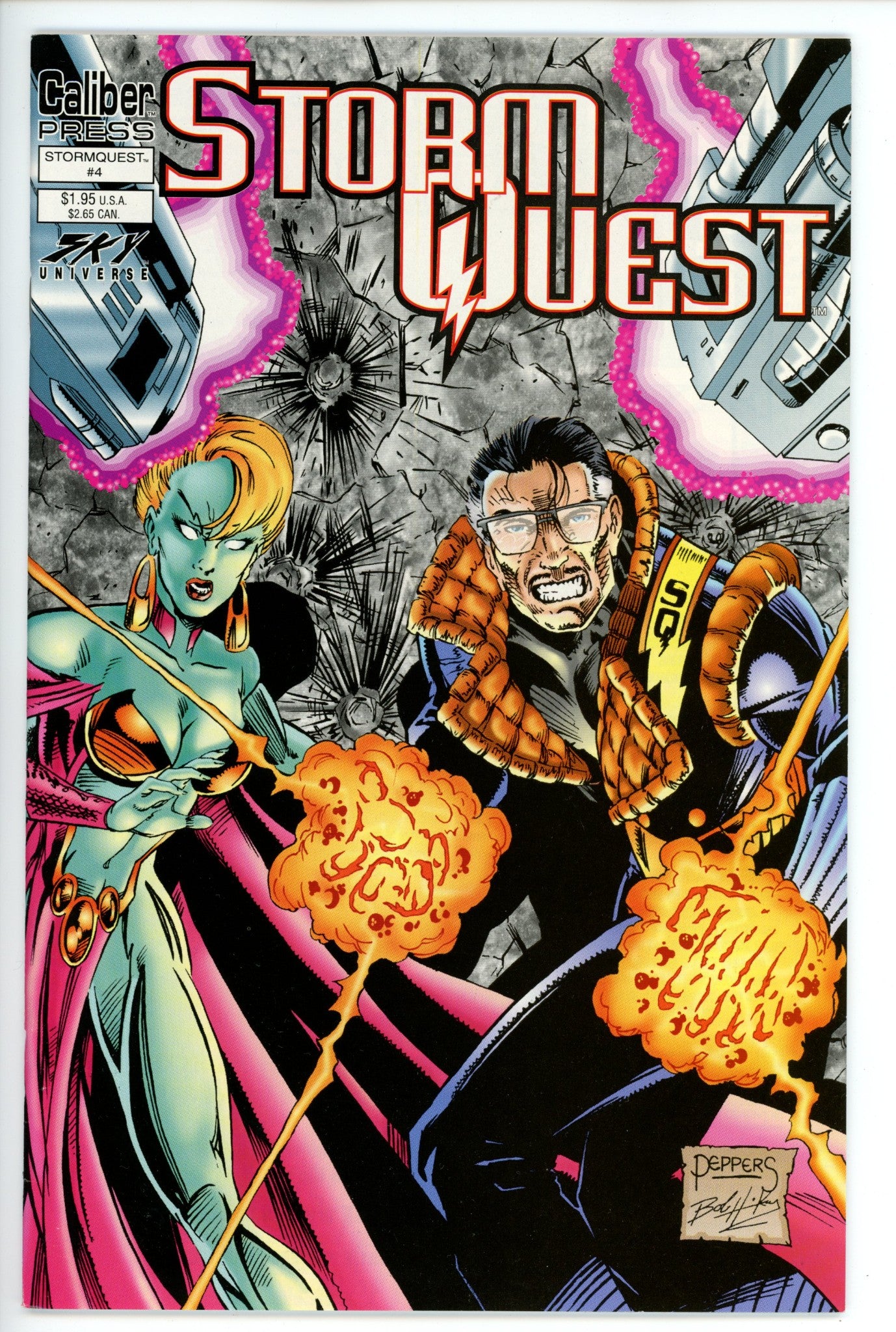 Stormquest 4-Caliber Press-CaptCan Comics Inc