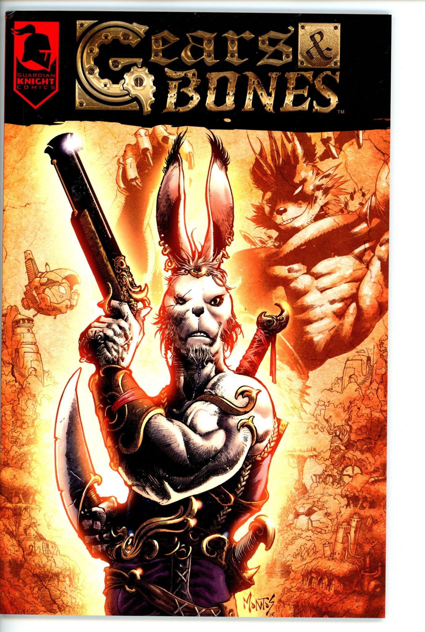 Gears and Bones 1-Guardian Knight-CaptCan Comics Inc