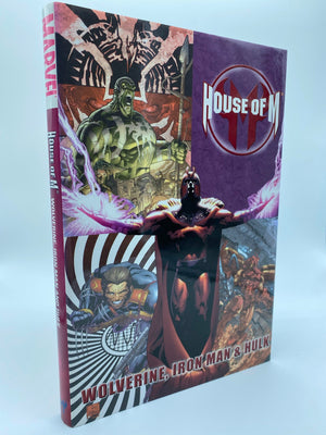 House of M Wolverine, Iron Man & Hulk HC Sunfaded Spine