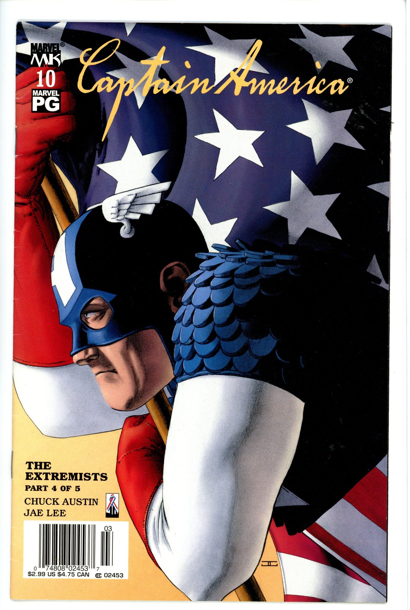 Captain American Vol 4 10 Newsstand-Marvel-CaptCan Comics Inc